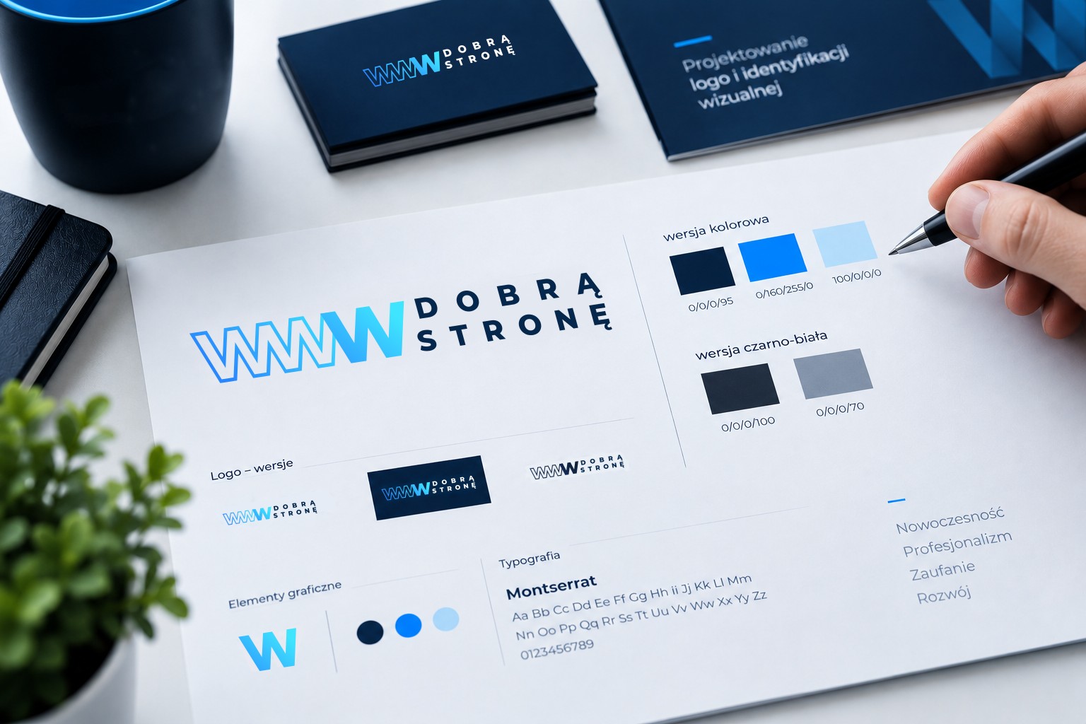 Projektowanie logo i identyfikacji wizualnej marki